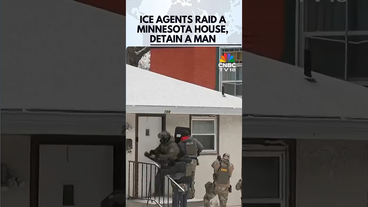 WATCH: ICE Agents Raid Minnesota House, Detain Man as Observers Heckle | Anti ICE Protest | N18G
