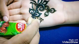 Simple Latest Henna[Mehedi]Design By Sumaiya Mahadiya |2019♥