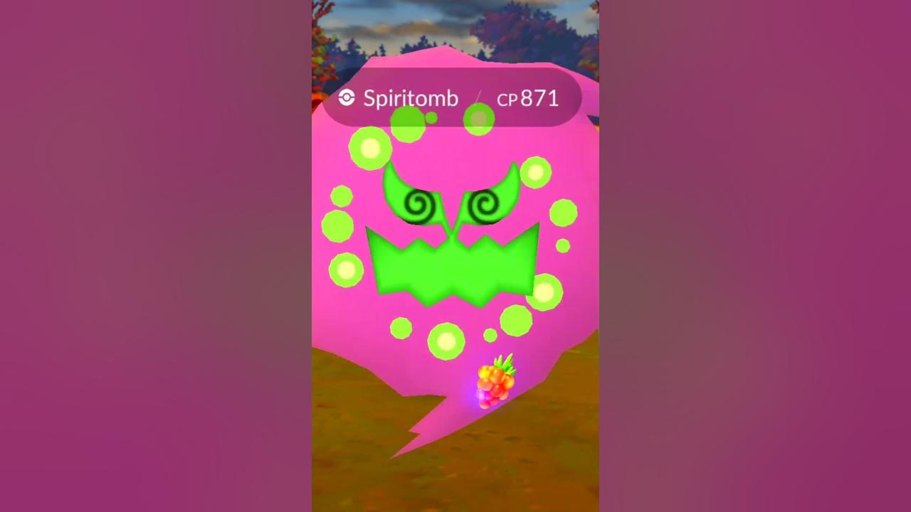 SHINY SPIRITOMB?!?!? #pokemongo #pokemongoshiny #pokemongodaily #pokem