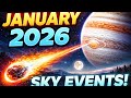 Don't Miss This! January 2026 | Brightest Jupiter + Meteor Shower