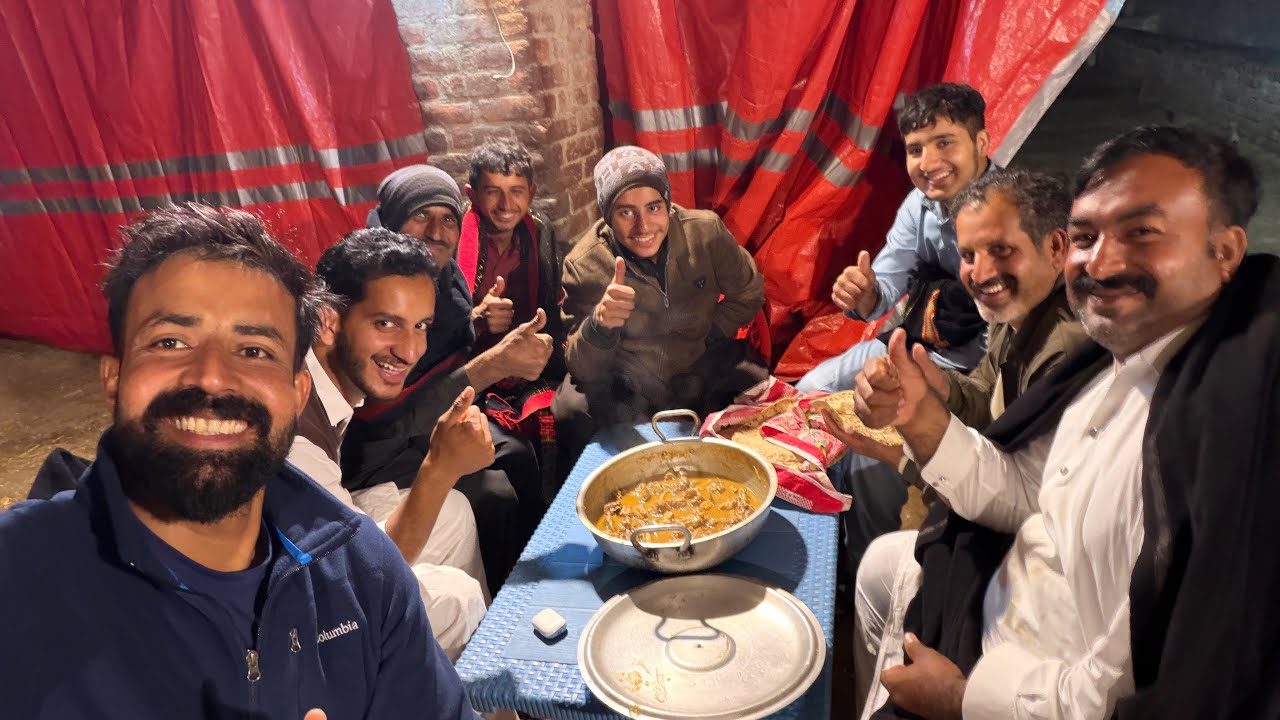 Numberdaar ny Banaya Dasi Kukar With New Taste 😋 | ڈیرے پر رونق لگی مزہ آگیا