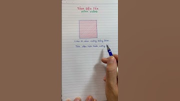 Tính diện tích hình vuông  | Học toán thầy Vũ Tiến Thành