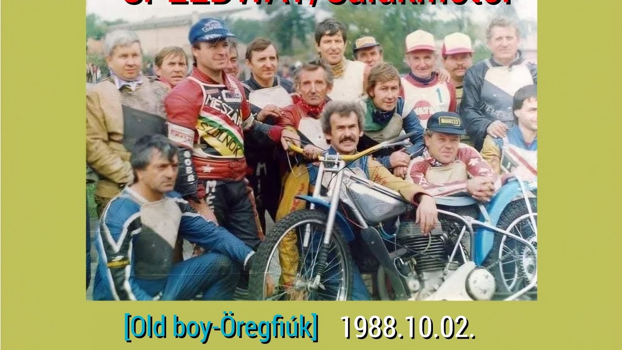1988.10 02.-Speedway Old Boy presentation competition-Gyula 🇭🇺