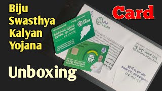 Biju smart health card Unboxing | biju swasthya kalyan yojana card | smart  card