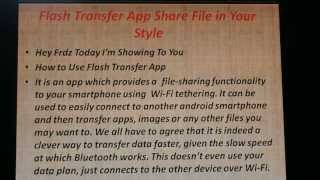 Flash Transfer App Download And How To Use It. screenshot 2