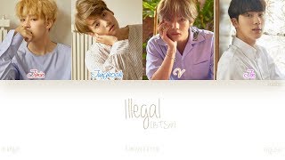 Video thumbnail of "[HAN|ROM|ENG] BTS (방탄소년단) - Illegal (보조개) (Color Coded Lyrics)"