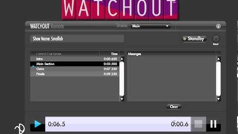 35 WATCHOUT Systems Manager   Remote Application