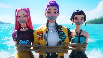 Mission: Rescue Huntrix on the Beach | K-Pop Demon Hunters