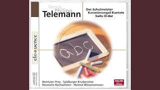 Telemann: Trauer-Music eines kunsterfahrenen Canarienvogels - Tragi-comic Cantata - Aria:...