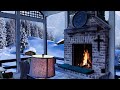 Heavenly Cello & Relaxing Violin Music 🎻 Violin Cello Fireplace Music 🔥