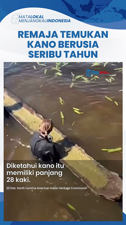 Sedang Berenang di Danau, Tiga Remaja Suku Waccamaw Siouan Temukan Kano Berusia Seribu Tahun