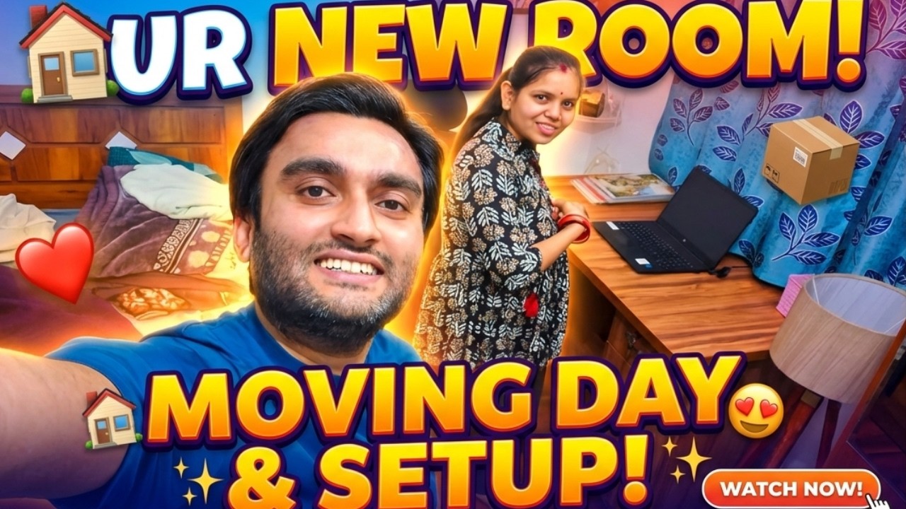 OMG! Naya Room Setup Kar Liya 😍 Dheeraj Ne Kiya Shift, Sab Bahut Thak Gaye 😫 Vlog
