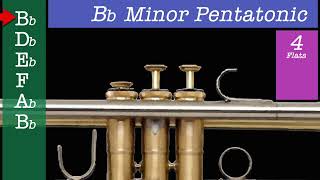 Trumpet Bb Minor Pentatonic Scale B Flat Minor Pentatonic Scale Trumpet Lessons