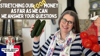 Stretching our food money as far as we can. We answer your questions. Part 3 #frugalliving #answer s