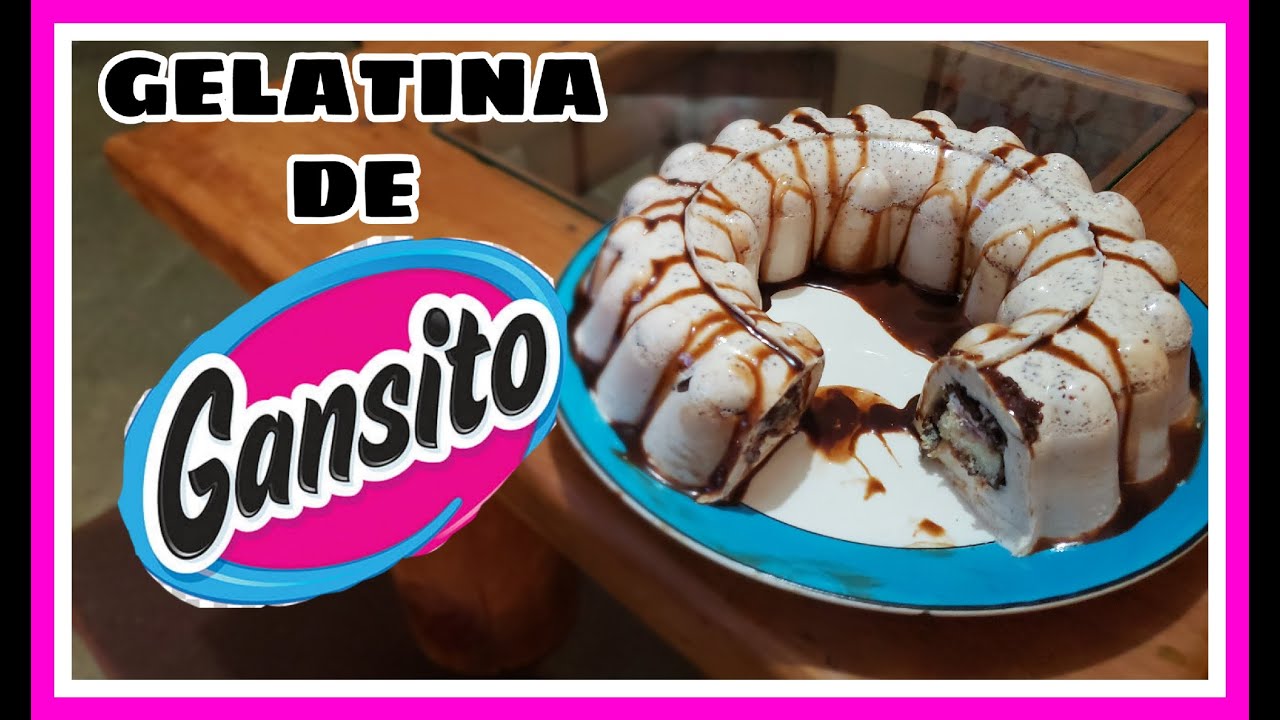 LA MEJOR GELATINA DE GANSITO MARINELA Y QESO CREMA FACIL Y RAPIDO