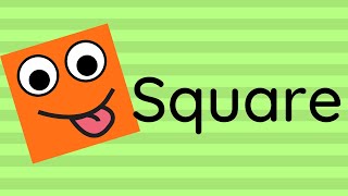 SQUARE | Song, Examples, Practice | SHAPES AND COLORS FOR KIDS screenshot 4