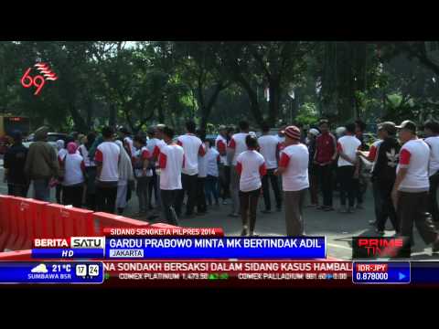 Massa Prabowo-Hatta Setia Kawal Sidang Pilpres
