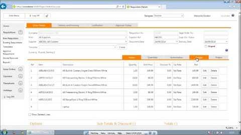 Manage Purchase Requisitions with Sage 200