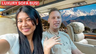 $12 Luxury Bus from Kathmandu to Pokhara, Nepal 🇳🇵
