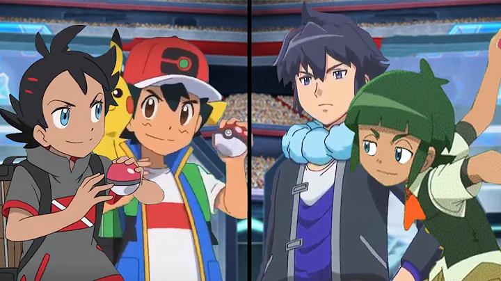 POKMON BATTLE RIVALS: GALAR ASH AND GOH VS ALAIN A...