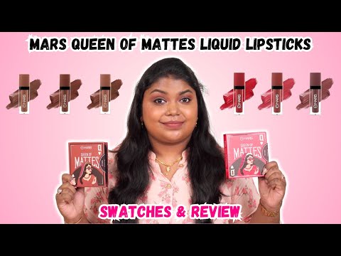 MARS Cosmetics Queen Of Mattes Lipstick Review Swatches On Brown Skin NC45 MARS Cosmetics Queen Of Mattes Lipstick Review Swatches On Brown Skin NC45