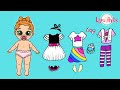 Baby paper doll Zoo tour |dress making