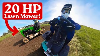 Attempting a 2 Hour Lawn Mower Race: SOLO!