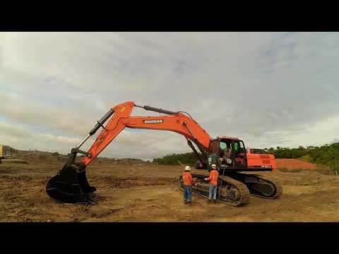 Pelebaran track DOOSAN DX 520 LCA @Melak