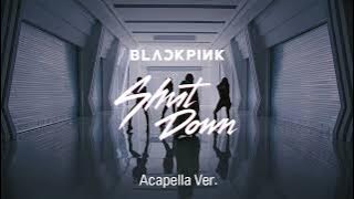 [Clean Acapella] BLACKPINK - Shut Down