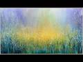 Soft Glowing Meadow TV Frame Art Peaceful Abstract Wildflower Digital Wall Art for Samsung Frame TV