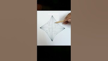 3d geometric art / spirograph pattern drawing #shorts #ytshorts #art #drawing #trending