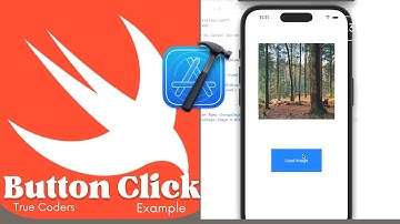 iOS Button Press Example | Swift Xcode  | iPhone Application Development