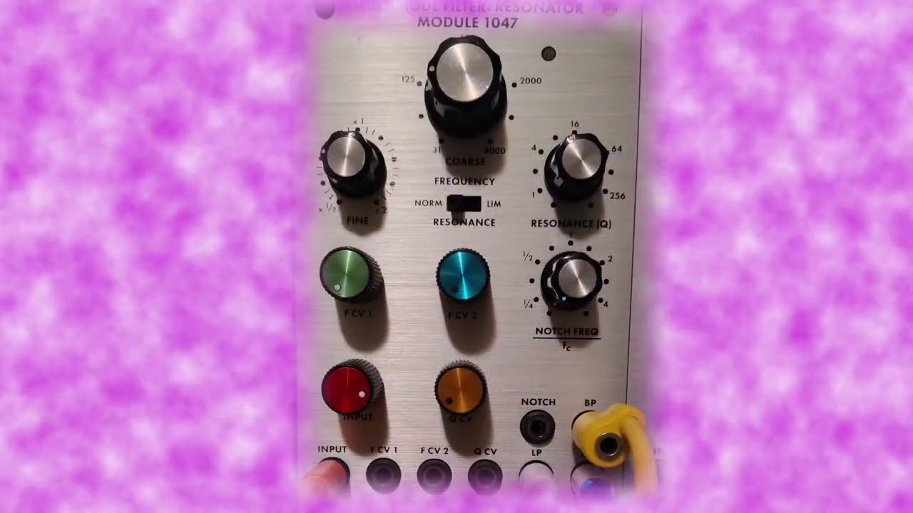 Eurorack Pinging Attempt Two - Behringer Swords Dual Filter - YouTube