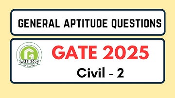 GATE Aptitude Previous Year Questions| Part 117 | GATE 2025 | Civil-2 | Rajat Kumar AIR 5 GATE 2023