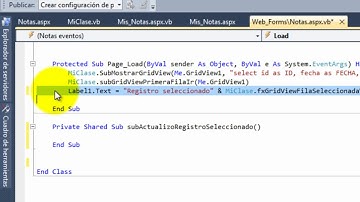 P4 046 GRIDVIEW ACTUALIZAR REGISTRO SELECCIONADO