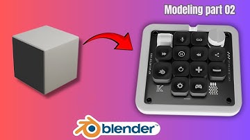 Get READY to Design a 3D Number Pad with EXPERT Blender Techniques in 2025 part 02