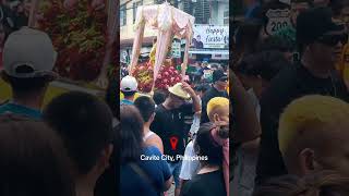 Kids Dancing While Carrying An Altar Parade