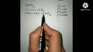 Decimal to binary number conversion by sum of weight method in hindi