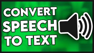 How to Convert Speech to Text (Easy Transcribe)