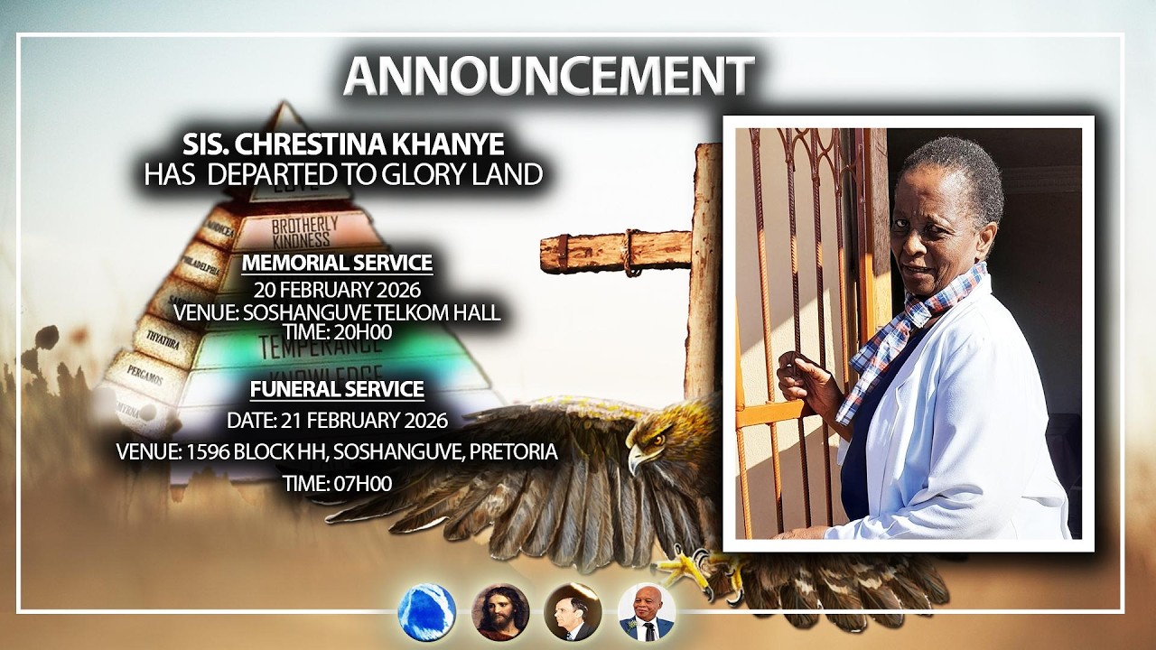 2026.02.20.  Memorial Service of Sis Chrestina Khanye.