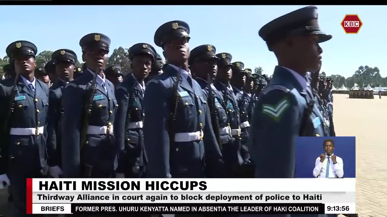 Thirdway Alliance in court again to block the deployment of police to Haiti