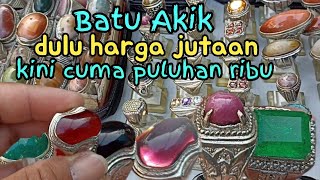 Review harga batu akik di pasar loak jatinegara