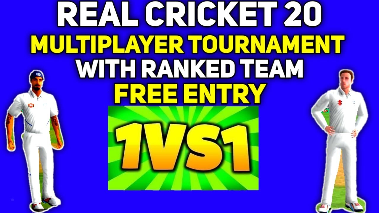 Real cricket 20 multiplayer tournament | Ranked Team | Free Entry - YouTube