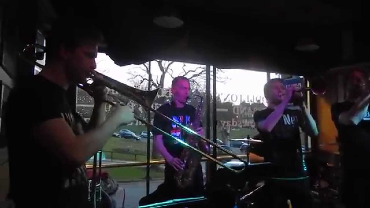 NewYork Brass Band playing Blues Bar & marching in the street in Harrogate. YouTube