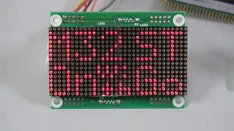 STM32のタイマでマトリックスLEDをダイナミック点灯