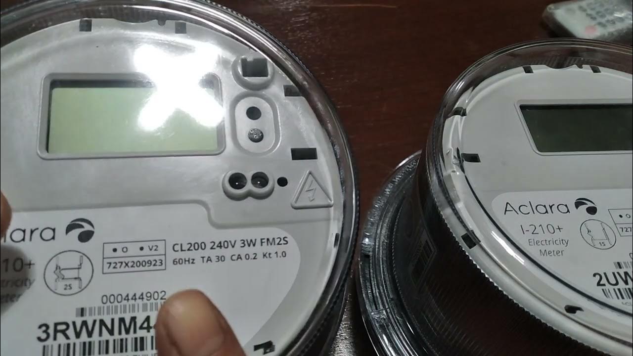Aclara I210+ Class 200 FM1S and FM2S submeter YouTube