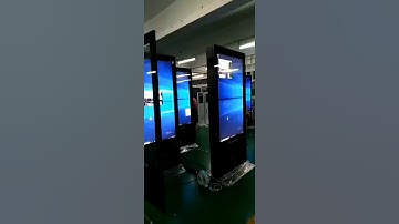 Victory Digital 49 inch outdoor kiosk with windows 10 system production