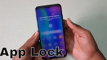 Honor 10 Lite App Lock using Fingerprint scanner & Face Unlock