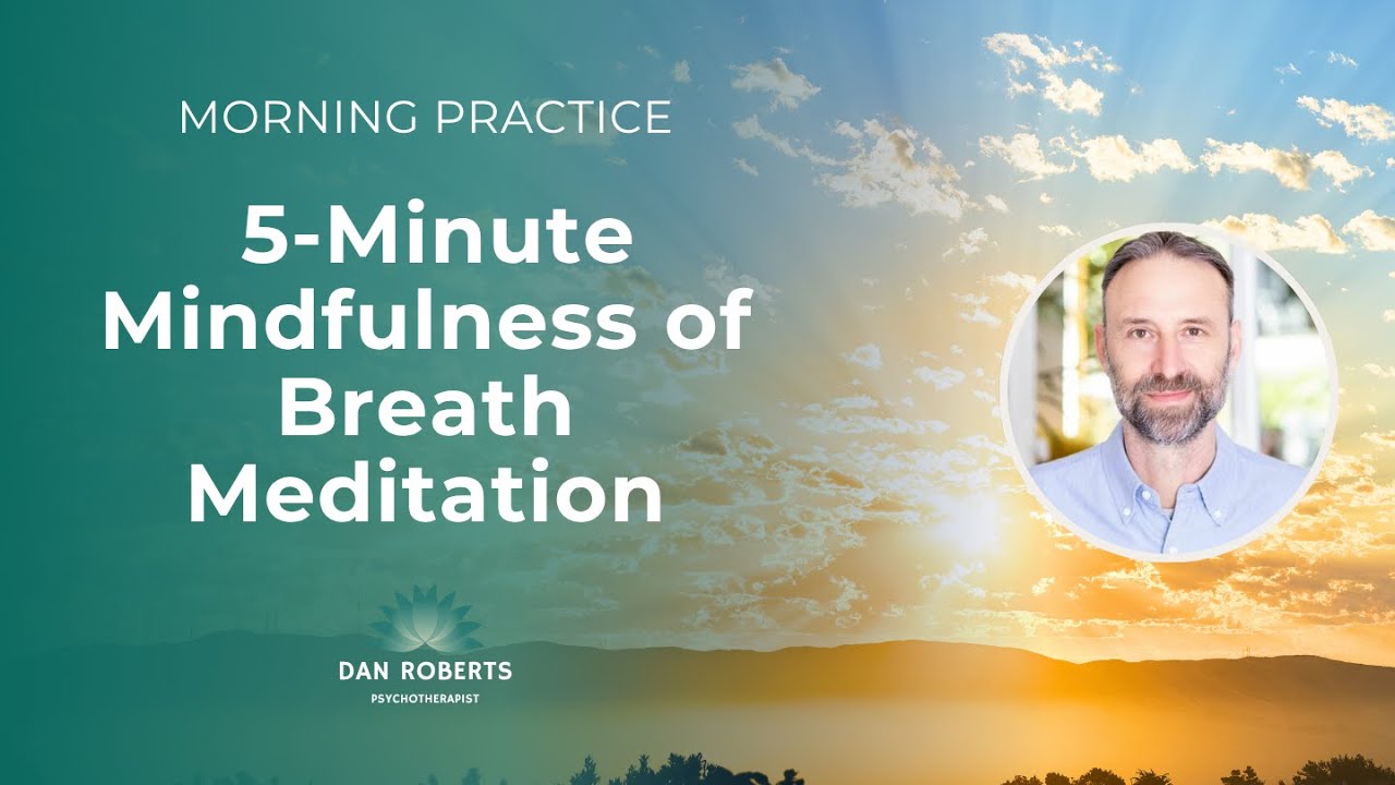 5-минутная утренняя медитация | Осознанное дыхание для спокойствия и сосредоточенности