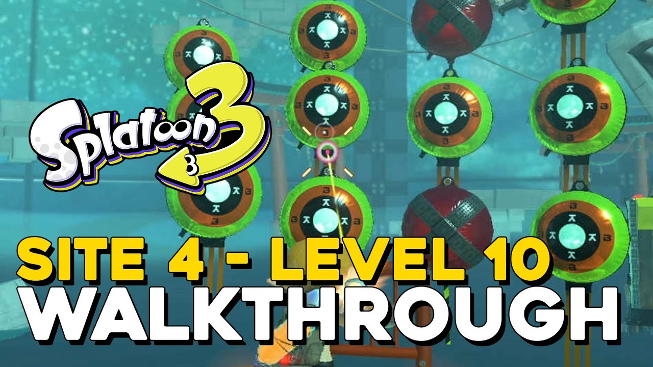 Splatoon 3 Ink Fast, Hotshot Walkthrough (Site 4 - Level 10) - YouTube